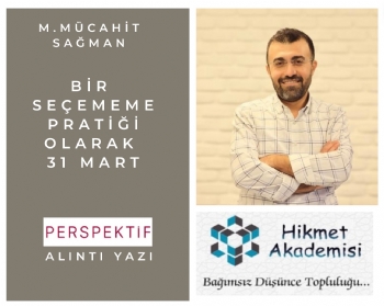 Bir Seememe Pratii Olarak 31 Mart