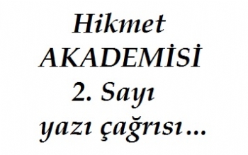 Hikmet Akademisi 2. Sayi yazi agrisi?