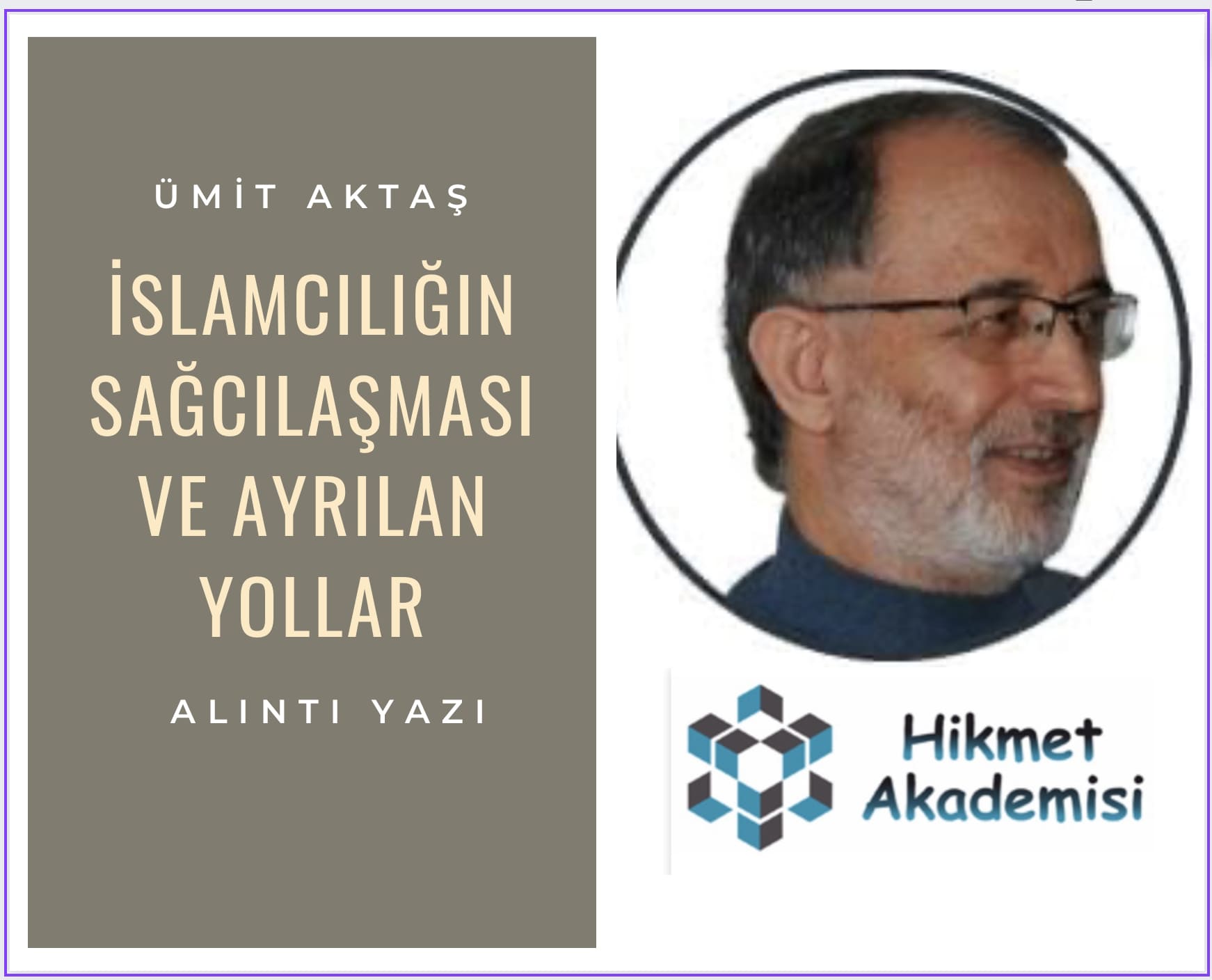 Islamciligin sagcilasmasi ve ayrilan yollar