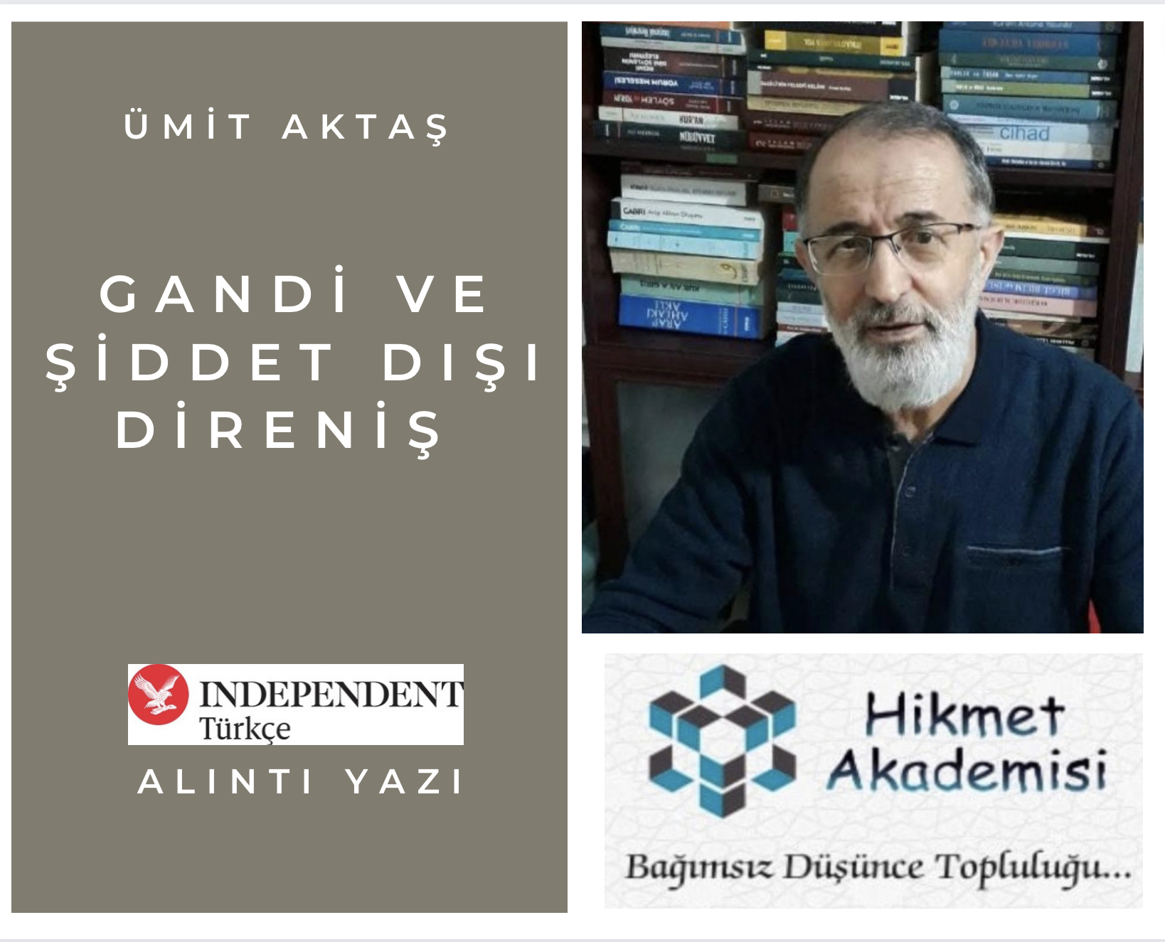 Gandi ve iddet d direni