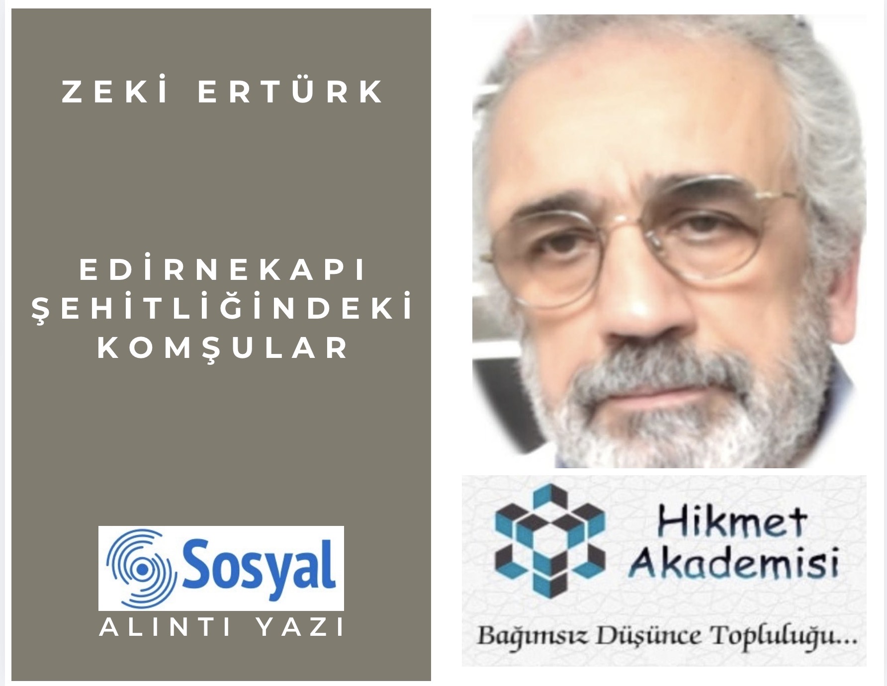 Edirnekap� �ehitli�indeki Kom�ular