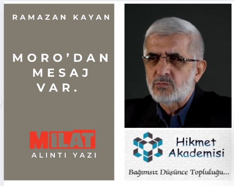 Moro'dan mesaj var
