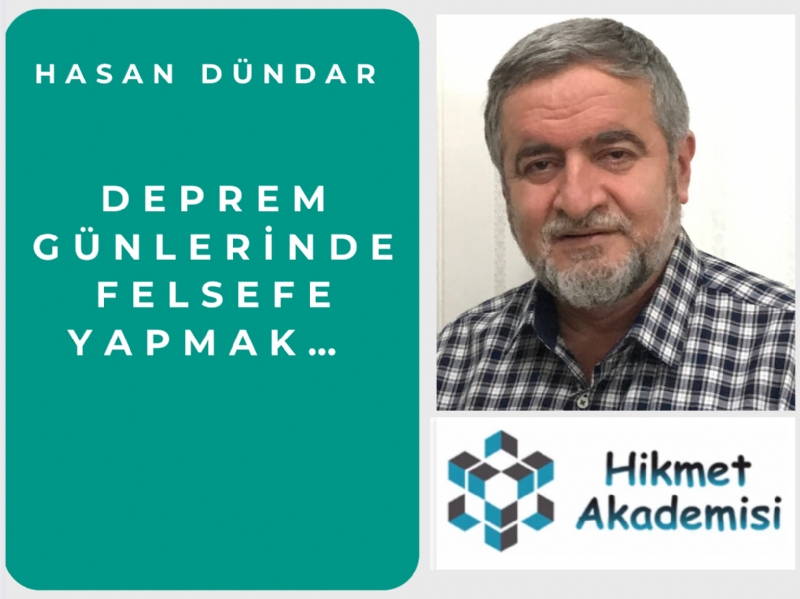 DEPREM GNLERNDE FELSEFE YAPMAK